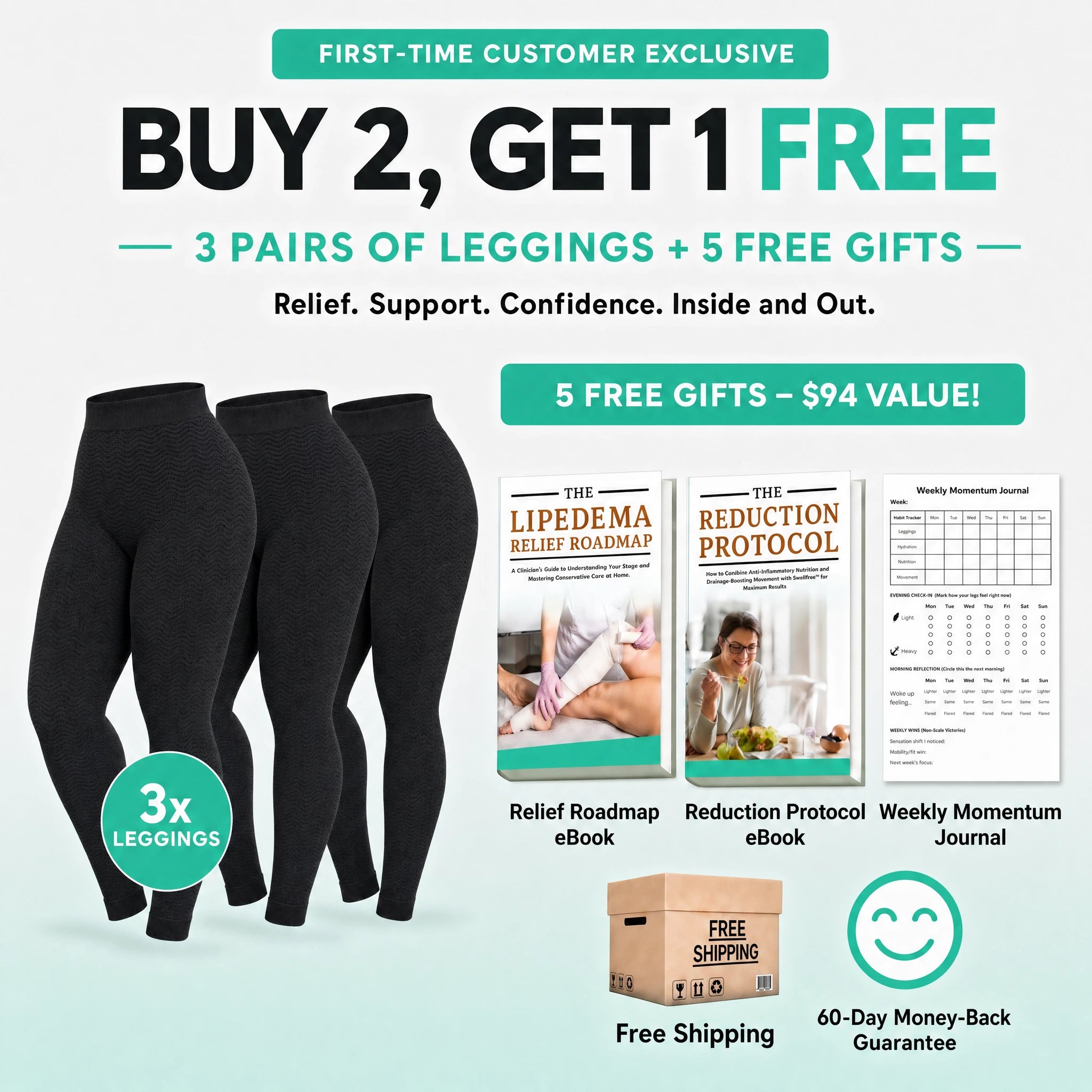 Swellfree Rhythmic Compression Leggings